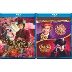 3 Movie Willy Wonka Collection: Wonka (2023) / Charlie and the Chocolate Factory (2005) / Willy Wonk