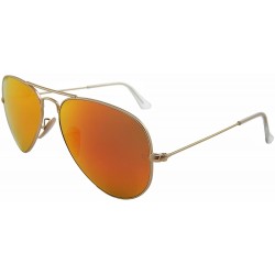 Gafas Ray Ban New Aviator RB3025 112/4D Gold/Red Brown Mirro (Importación USA)