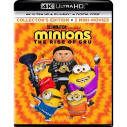 Minions: The Rise of Gru - Collector's Edition 4K Ultra HD + Blu-ray + Digital [4K UHD]