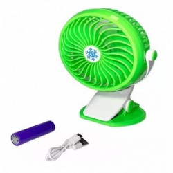 Mini Ventilador Abanico De Pinza Recarga