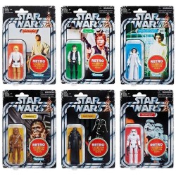 Figura Star Wars Retro Collection 2019 Assortment Wave 1 Set (Importación USA)