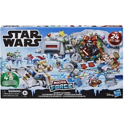 Figura Star Wars Micro Force Advent Calendar Holiday Display (Importación USA)