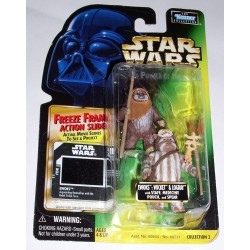 Figura Star Wars The Power of Force Ewoks Wicket & Logray Fr (Importación USA)