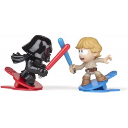 Figura Star Wars SW Battle BOBBLERS 2PK Luke Vader (Importación USA)