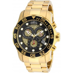 Reloj Invicta 19837 Hombre Pro Diver 18k Gold I (Importación USA)