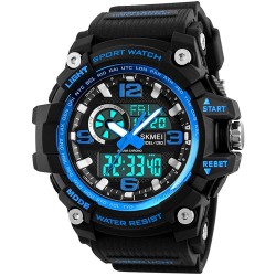 Reloj W348 Hombre Analog Digital LED 50M Waterproof Outdoor (Importación USA)