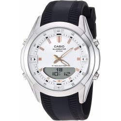 Reloj Casio AMW-840-7ACVCF Hombre Dress Stainless Steel (Importación USA)