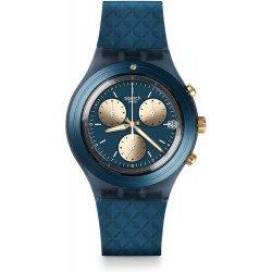 Reloj Swatch SVCN4006 Hombre Irony Blue Rubbe (Importación USA)