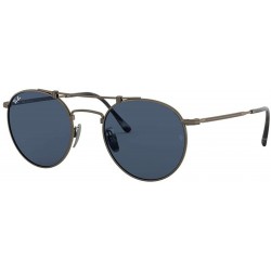 Gafas Ray-Ban unisex-adult Rb8147 Round Titanium Su