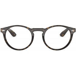 Gafas Ray-Ban RX5283 Round Eyeglass Frames Dark Havana/Dem (Importación USA)