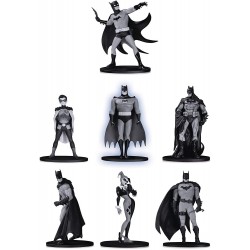 Action Figure DC Collectibles Batman Black & White Mini 7-Pack Box Set Two