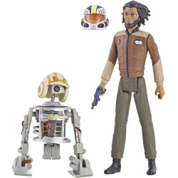 Action Figure Star Wars Resistance Animated Series 3.75-inch Jarek Yeager and Bucket R1-J5 2-Pack