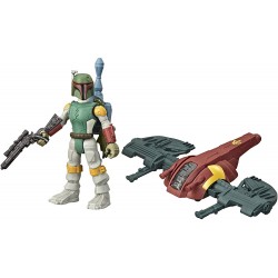 Action Figure Star Wars Mission Fleet Gear Class Boba Fett Capture in The Clouds 2.5-Inch-Scale and Vehicle Toys for Kids Ages 4 Up