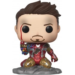 Action Figure Funko Pop! Avengers Endgame I Am Iron Men Glow-in-The-Dark Deluxe Vinyl Multicolored