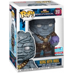 Action Figure Marvel POP! Bobble Marvel Thor Ragnarok Korg w/ Miek