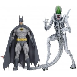 NECA Batman/Aliens - 7" Scale Action Figures - Batman and "Joker" Alien 2-Pack