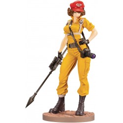 Action Figure Kotobukiya GI Joe Lady Jaye Canary Ann Version Bishoujo Statue Multicolor