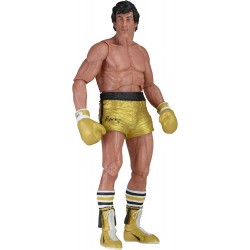 Action Figure NECA 40th Anniversary Series 1 Rocky Action Figure (7" Scale), Gold