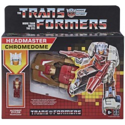 Action Figure Transformers 2021 Modern Figure in Retro Packaging Autobot Headmaster Chromedome with Stylor