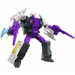 Action Figure Transformers Toys Generations War for Cybertron: Earthrise Voyager WFC-E21 Decepticon Snapdragon Triple Changer Action Figure - 8 and Up, 7-inc