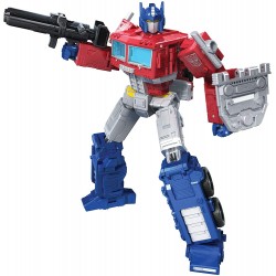 Action Figure Transformers Toys Generations War for Cybertron: Kingdom Leader WFC-K11 Optimus Prime Action Figure - Kids Ages 8 and Up, 7-inch