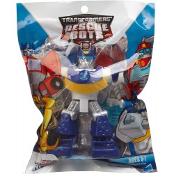 Action Figure Transformers Playskool Heroes Rescue Bots Chase the Police-Bot Figure 3.5 Inches