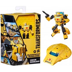 Action Figure Transformers Buzzworthy Bumblebee War for Cybertron Deluxe Origin