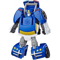 Action Figure Transformers Playskool Heroes Rescue Bots Academy Chase The Police-Bot Converting Toy Robot, 4.5" Figure, Toys for Kids Ages 3 & Up