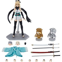 Action Figure Figma Max Factory Fate/Grand Order: Saber/Okita Souji (Ascension Version) Action Figure, Multicolor