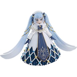 Action Figure Figma Max Factory Character Vocal Series 01: Hatsune Miku Snow (Glowing Version) Action Figure, Multicolor