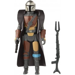 Action Figure Star Wars Retro Collection The Mandalorian Toy 3.75-Inch-Scale Collectible Action Figure with Accessories, Toys for Kids Ages 4 and Up