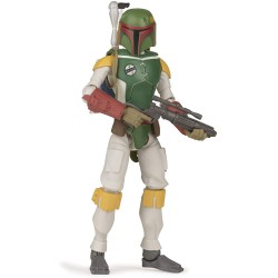 Action Figure Star Wars Galaxy of Adventures Boba Fett Toy 5-inch Scale Action Figure with Fun Projectile Feature, Toys for Kids Ages 4 and Up