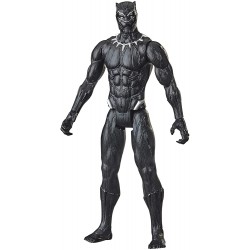 Action Figure Marvel Avengers Titan Hero Series Collectible 30-cm Black Panther Action Figure, Toy for Ages 4 and Up