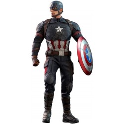 Action Figure Hot Toys Movie Masterpiece Series MMS536 Captain America Avengers: Endgame End Game Sixth Scale 1/6 (2021) Collectible Chris Evans Action Figur