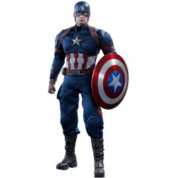 Action Figure Hot Toys Movie Masterpiece - 1/6 Scale Fully Poseable Figure: Captain America Civil War by