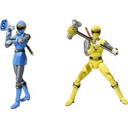 Figura Bandai Tamashii Nations S.H. Figuarts Blue & Yellow Wind Ranger Set Power Rangers Ninja Storm Action Figure