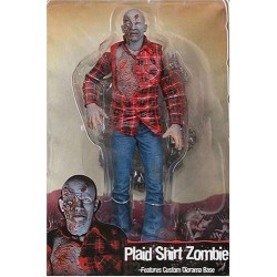 Cult Classics Series 4 Action Figure Plaid Zombie From "Dawn of the Dead"