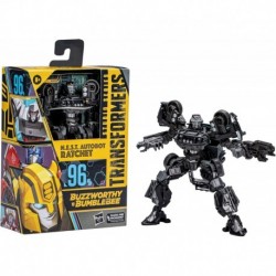 Hasbro,Transformers Studio Series 96 Buzzworthy Bumblebee N.E.S.T. Autobot Ratchet Deluxe Action Fig