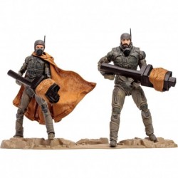 Dune: Part Two Stilgar & Shishakli 7-Inch Action Figures 2-Pack Gold Label - Incredibly Detailed Fre