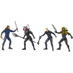 DC Comics, Aquaman Volcanic Island Pack (Amazon Exclusive), 4 Collectible Action Figures with Access