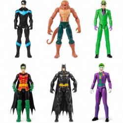 DC Comics, Batman 6-Pack | Batman, Robin, Nightwing, The Joker, The Riddler, Copperhead | 12-inch Ac