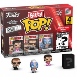 Bitty Pop! : WWE Mini Collectible Toys 4-Pack - Razor Ramon, Diesel, Rey Mysterio, & Mystery Chase F