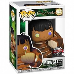 Pop! The Jungle Book: Mowgli with Kaa Vinyl Figure Special Edition Exclusive