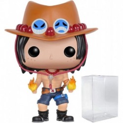 One Piece - Portgas D. Ace Funko Pop! Vinyl Figure (Bundled with Compatible Pop Box Protector Case)