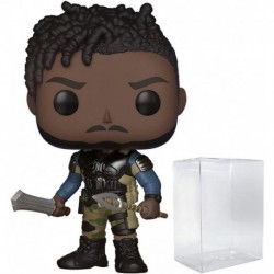 Marvel: Black Panther Unmasked Erik Killmonger Funko Pop Vinyl Figure Bundled Multicolored 3.75 inch