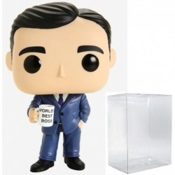 The Office - Michael Scott Funko Pop! Vinyl Figure (Bundled with Compatible Pop Box Protector Case),