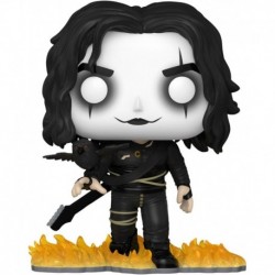 Movies: The Crow - Eric Draven with Crow Funko Vinyl Figure (Bundled with Compatible Box Protector C