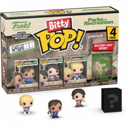 Bitty Pop!: Parks and Recreation Mini Collectible Toys 4-Pack - Ann Perkins (Goddess), Leslie Knope