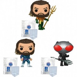 Blue Salamander Emporium Protector Case + Vinyl Figure Bundle - Includes Aquaman Hero Suit, Stealth