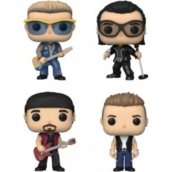 Pop! Rocks: U2 - Zoo TV - Adam/Bono/The Edge/Larry - 4pk Vinyl Figure